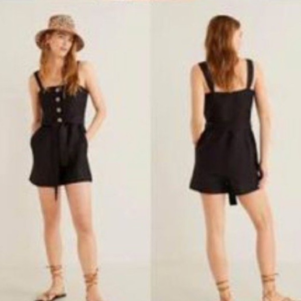 Mango Size S White Romper